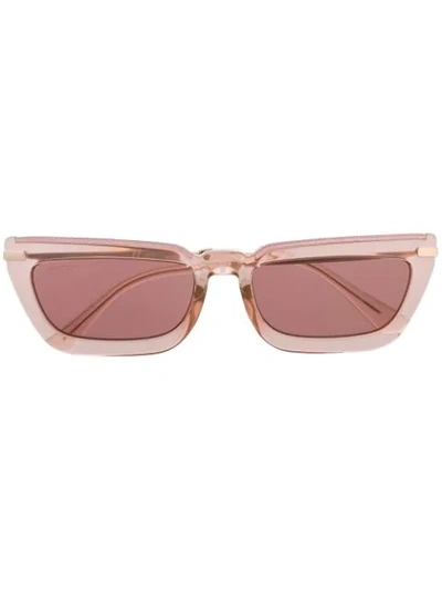 Shop Jimmy Choo Vela Gs Sunglasses In Pink