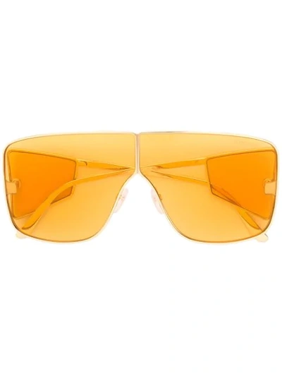 Shop Tom Ford Spector Sunglasses In Orange