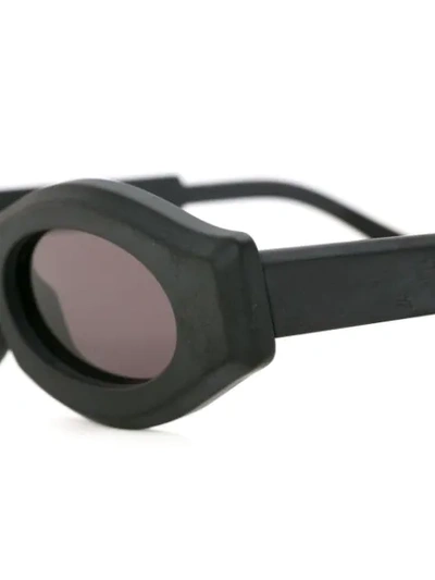 Shop Kuboraum Gradient Sunglasses In Black