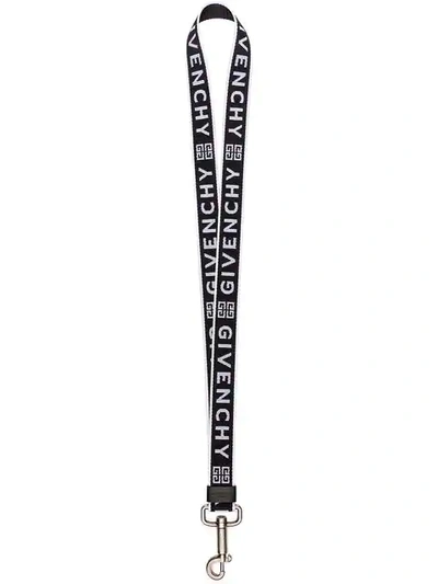Shop Givenchy Obsedia Logo Keychain - Black