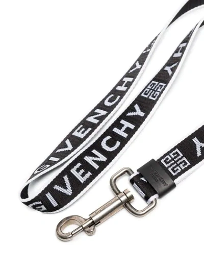 Shop Givenchy Obsedia Logo Keychain - Black