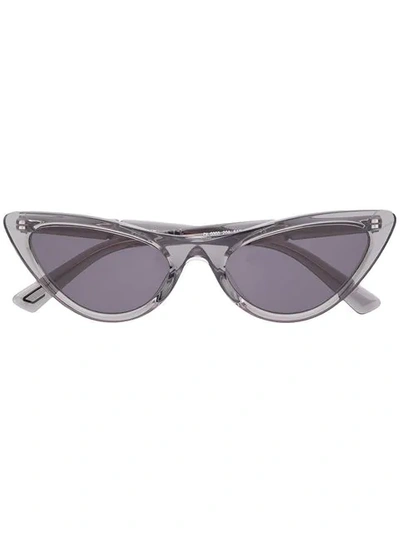 Shop Diesel Dl0303 Cat-eye Sunglasses In Grey