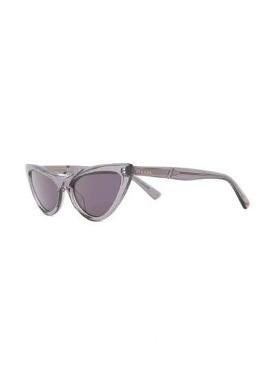 Shop Diesel Dl0303 Cat-eye Sunglasses In Grey