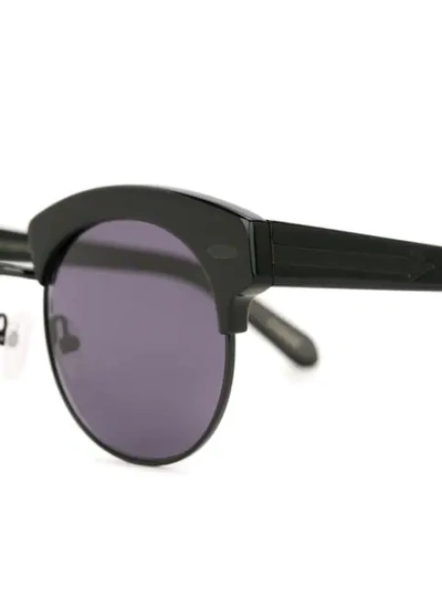 Shop Karen Walker The Constable Sunglasses In Black