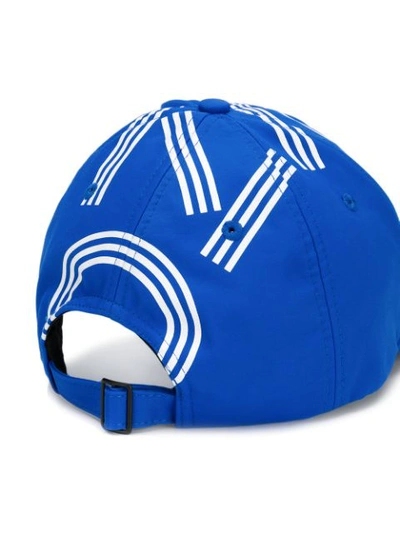 Shop Kenzo Logo Baseball Cap In Blue
