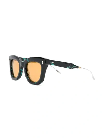 Shop Jacques Marie Mage Mass Sunglasses In Green
