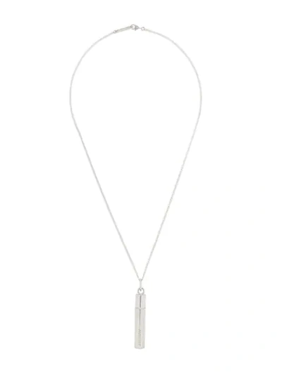 Shop Ambush Pendant Chain Necklace In Metallic