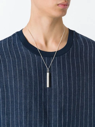 Shop Ambush Pendant Chain Necklace In Metallic