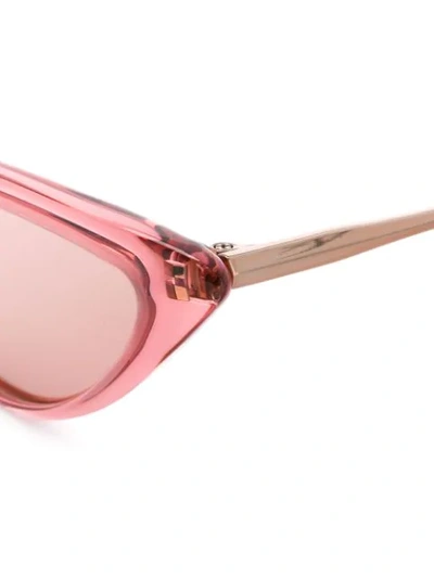 Shop Christian Roth Rina Sunglasses In Pink