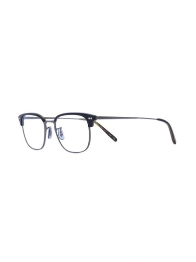 Oliver Peoples Willman D-frame Glasses In 黑色