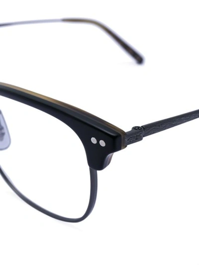 Oliver Peoples Willman D-frame Glasses In 黑色