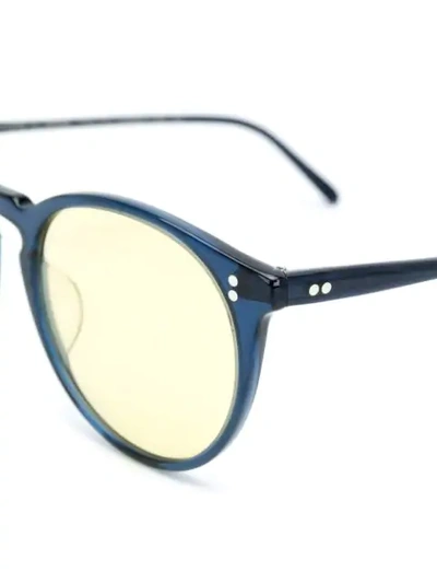 Shop Oliver Peoples O'mailley Sunglasses In Blue