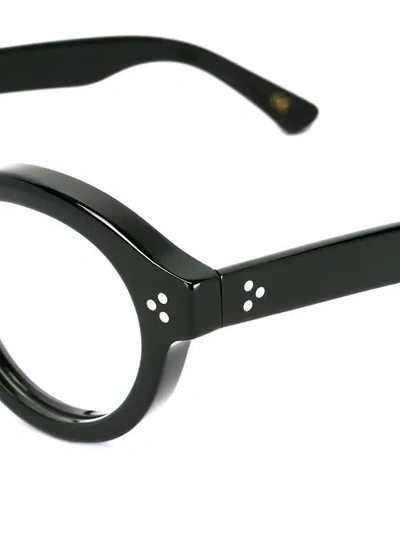 Shop Lesca Lacorbs Glasses In Black