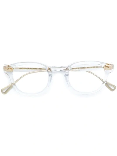 Shop Moscot Lemtosh Glasses In White