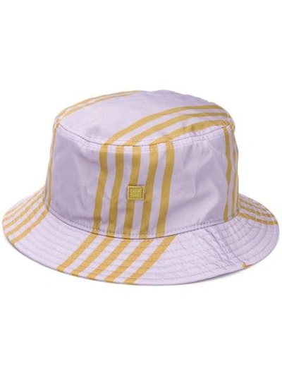 Shop Acne Studios Bucket Hat In Purple