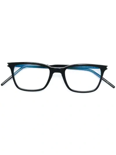 Shop Saint Laurent Classic Sl 262 Eyeglasses In Black
