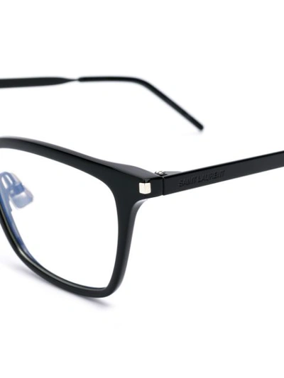Shop Saint Laurent Classic Sl 262 Eyeglasses In Black