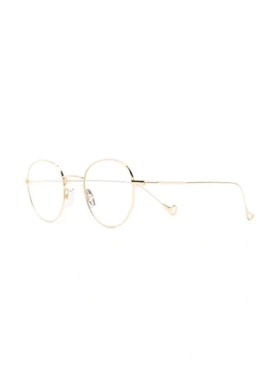 Shop Eyepetizer Zelda C4 Glasses In Gold