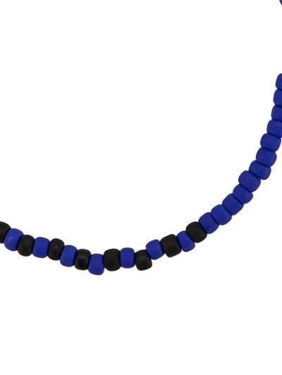 Shop Luis Morais Eye Of Horus Pendant Bracelet In Blue