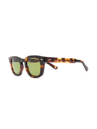 Shop Ahlem Champs De Mars Sunglasses In 棕色