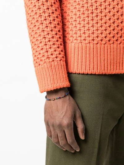 Shop Luis Morais Star Pendant Bracelet In Multicolour