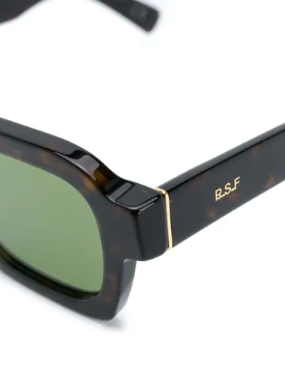 Retrosuperfuture Rectangular Frame Sunglasses In Brown