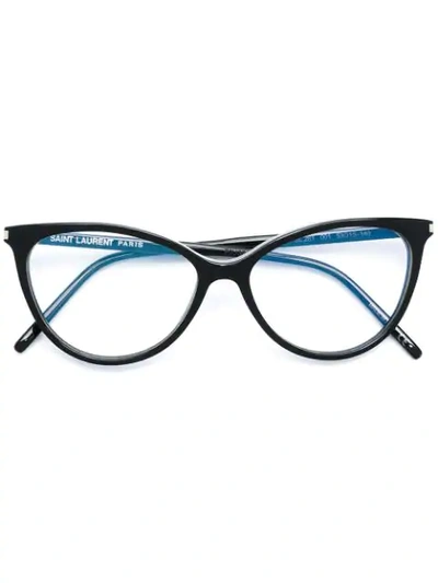 Shop Saint Laurent Eyewear 'sl 261' Brille - Schwarz In Black