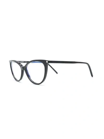 Shop Saint Laurent Eyewear 'sl 261' Brille - Schwarz In Black