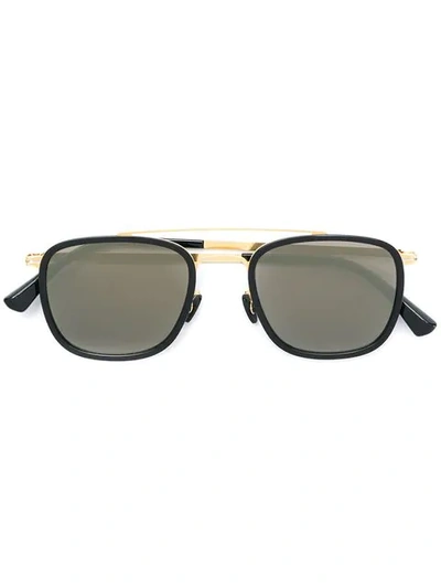 Mykita Hanno Round Tinted Sunglasses In Black