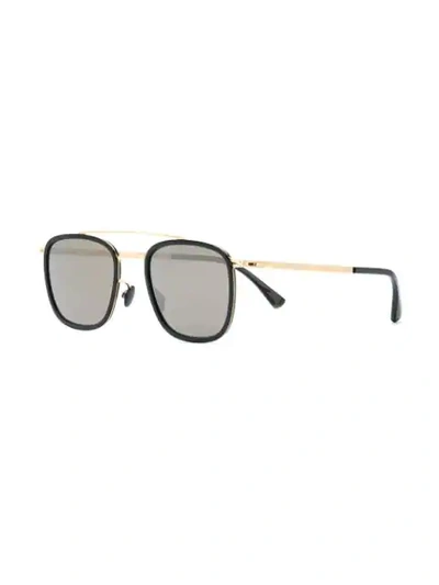 Mykita Hanno Round Tinted Sunglasses In Black
