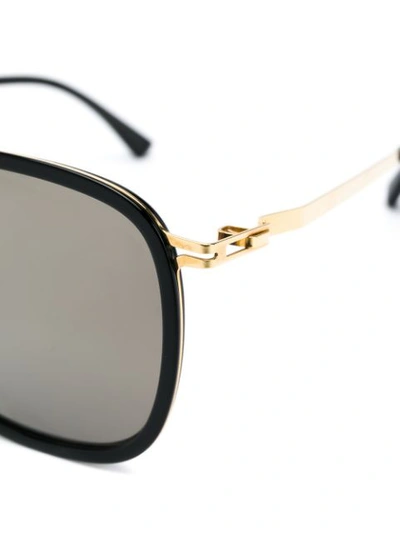 Mykita Hanno Round Tinted Sunglasses In Black