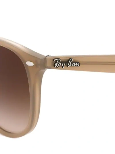 Shop Ray Ban Gradient Lenses Sunglasses In 绿色