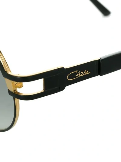 Shop Cazal Round-frame Sunglasses In Black