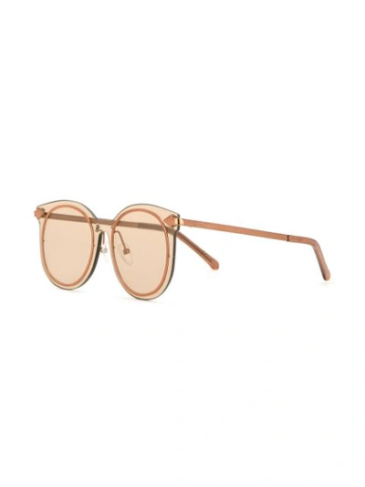 Shop Karen Walker Miss Persimmon Sunglasses In Brown