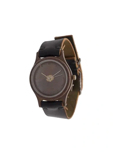 Shop Taichi Murakami 12 Hour Watch In Black