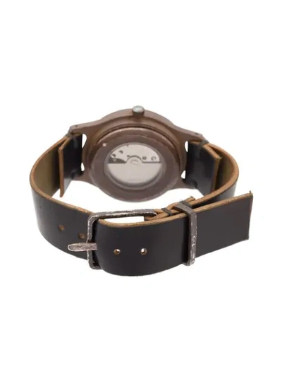 Shop Taichi Murakami 12 Hour Watch In Black