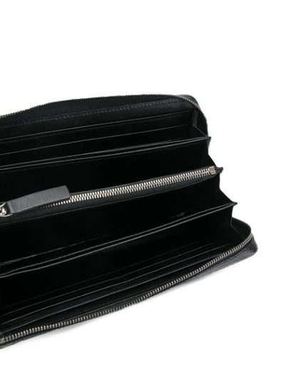 Shop Yohji Yamamoto All Around Zip Wallet - Black