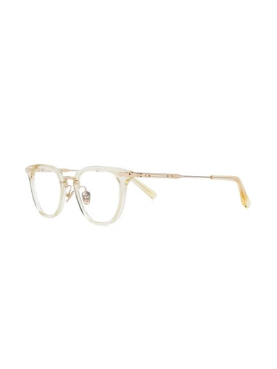 Shop Frency & Mercury Canvas Round Frame Glasses - Yellow