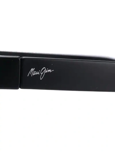 Maui Jim Square Frame Sunglasses In Black