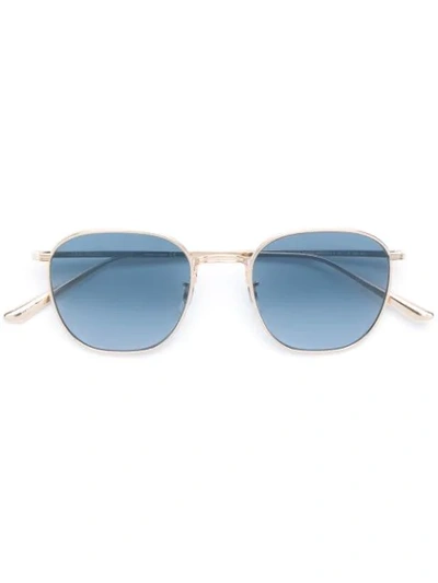 Shop Oliver Peoples Board Meeting 2 Sunglasses In Gold