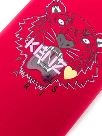 Shop Kenzo Tiger Iphone X Case In Red