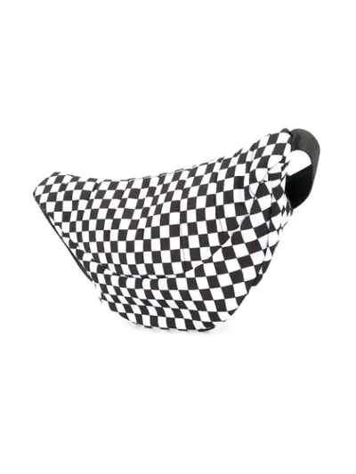 Shop Ports V Cool Summer Checkered Print Belt Bag In White