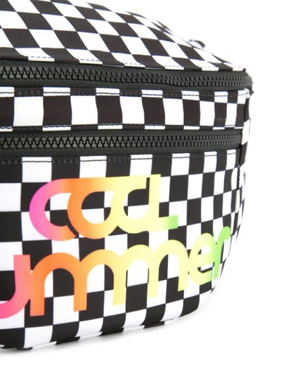 Shop Ports V Cool Summer Checkered Print Belt Bag In White