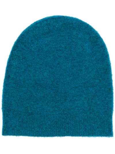 Shop Roberto Collina Beanie Hat - Blue