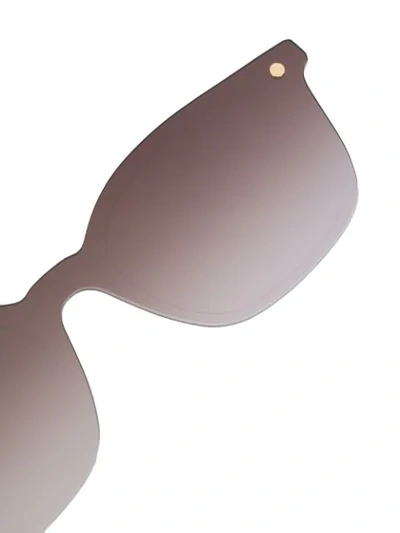 SNOB 方框眼镜 - 棕色