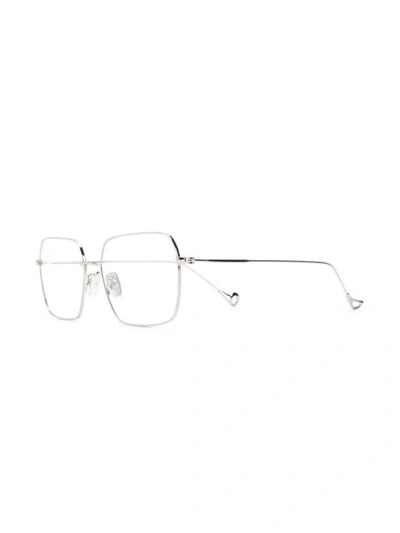 Shop Eyepetizer Santiago Glasses In 金属色