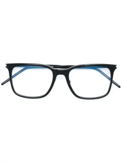 Shop Saint Laurent Classic Sl 263 Eyeglasses In Black
