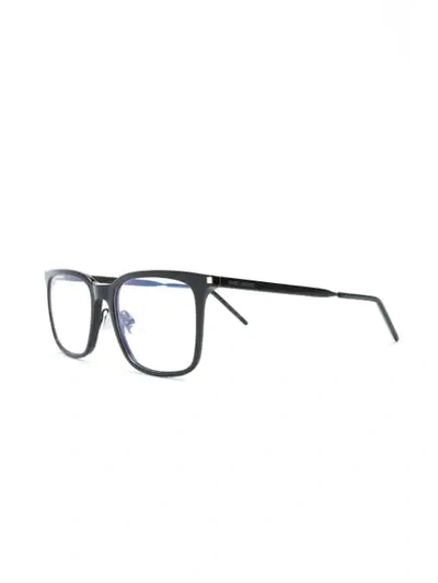 Shop Saint Laurent Classic Sl 263 Eyeglasses In Black