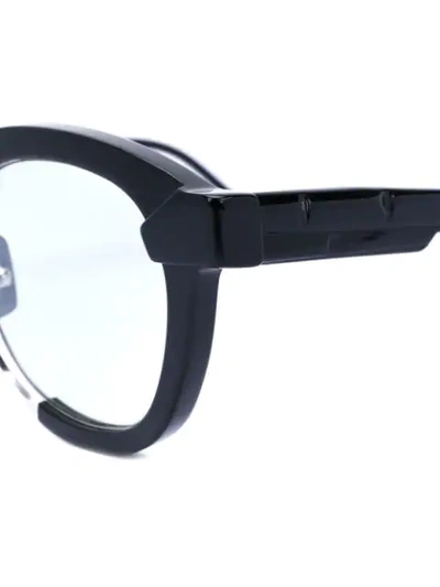 Shop Kuboraum Thick-rimmed Glasses - Black
