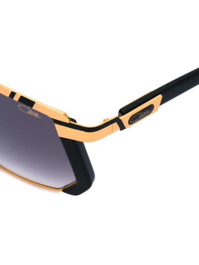 Shop Cazal Square Frame Sunglasses - Black